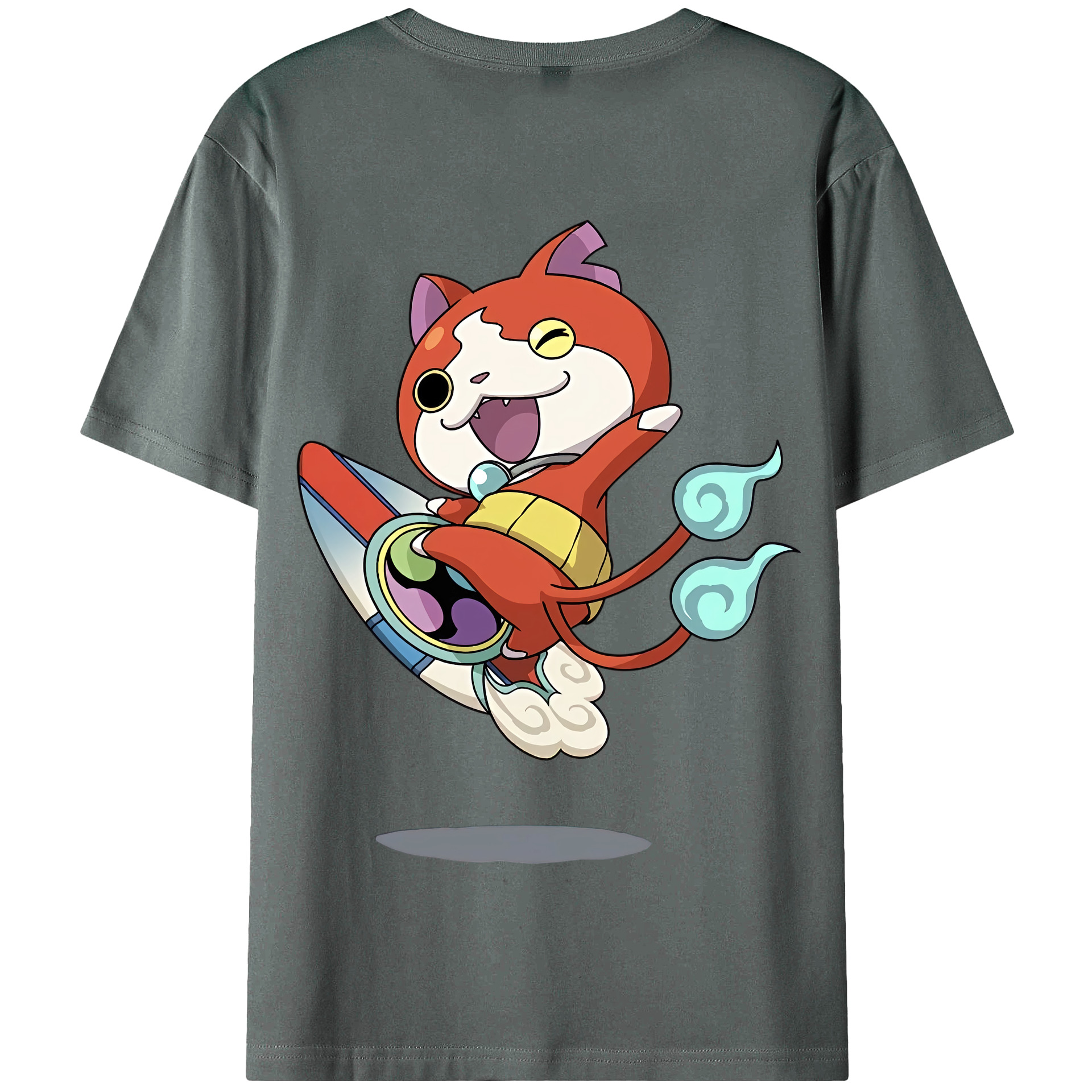 （画像用） 妖怪ウォッチ Yo-kai Watch 綿100％半袖Tシャツ（背面プリント）